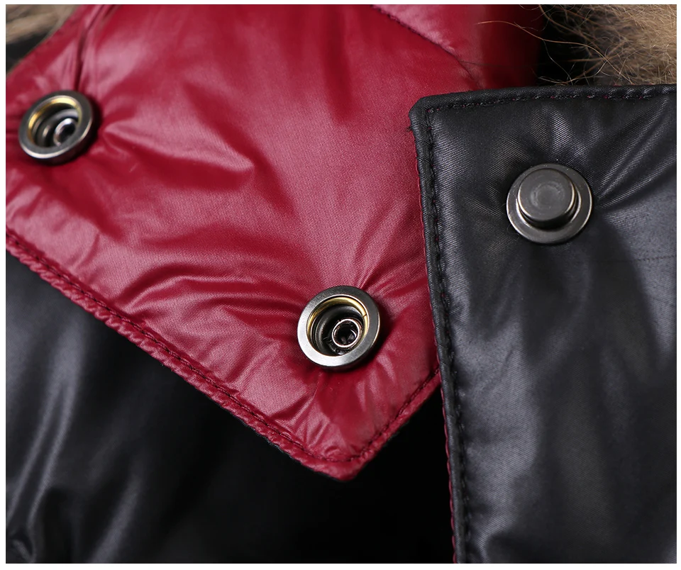 JAZZEVAR Зима новое поступление женский пуховик с меховым воротником высокое качество модный стиль с капюшоном зимнее пальто для женщин K9070