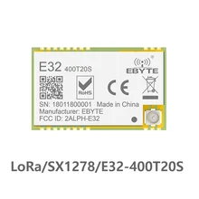 E32-400T20S радиус действия 3000 м РЧ модуль 433 МГц LoRa SX1278 470 МГц 100 мВт 20dBm Iot передатчик и приемник