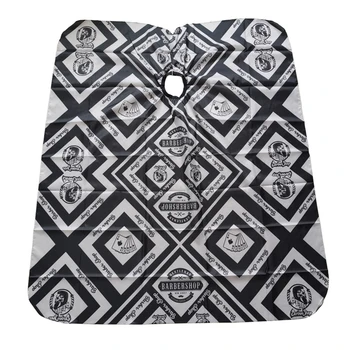 

Hairdressing Printed Hair Cutting Shaving Waterproof Cloth Hairdressing Cover Apron Cape Salon Hair Gowns Capes