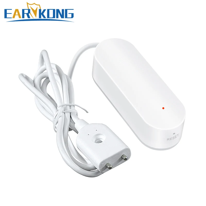 EARYKONG WiFi smart Tuya Water Leakage Sensor Tuya Water Alarm Compatible With Tuyasmart / Smart Life APP Easy Installation