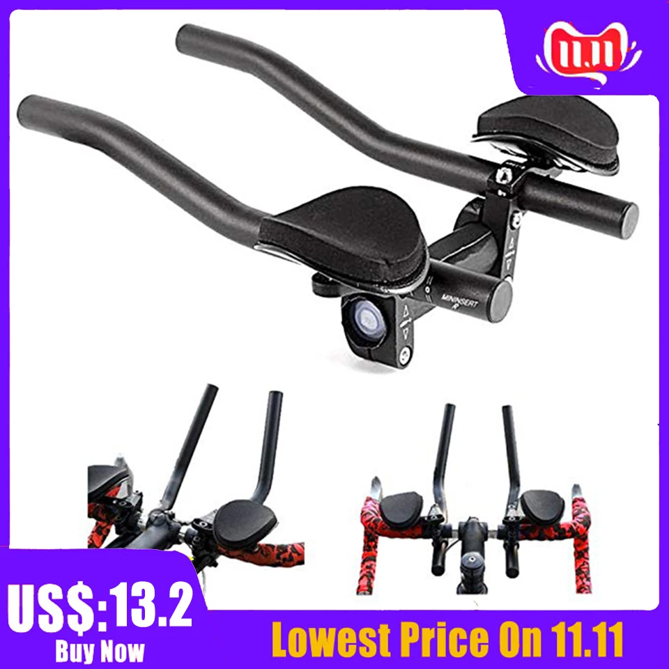 Preise Rest TT Lenker Aero Bars für Triathlon Zeitfahren Tri Radfahren Bike Rest Lenker für Fahrrad Bike Fern Reiten