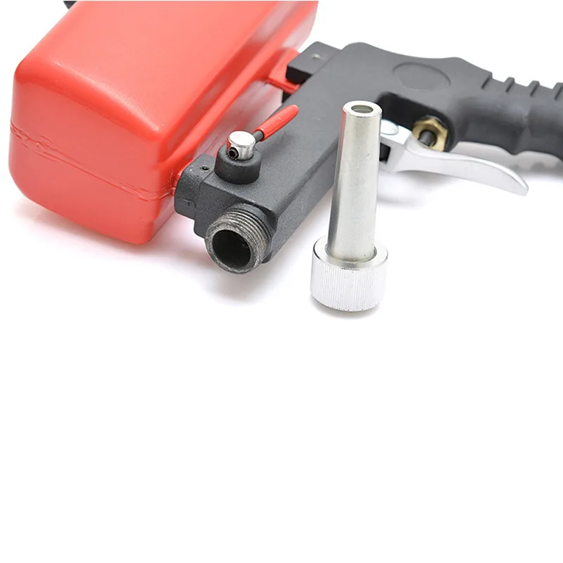 Portable Gravity Sandblasting Gun Pneumatic Sandblasting Set Rust Blasting Device Small Sand Blasting Machine
