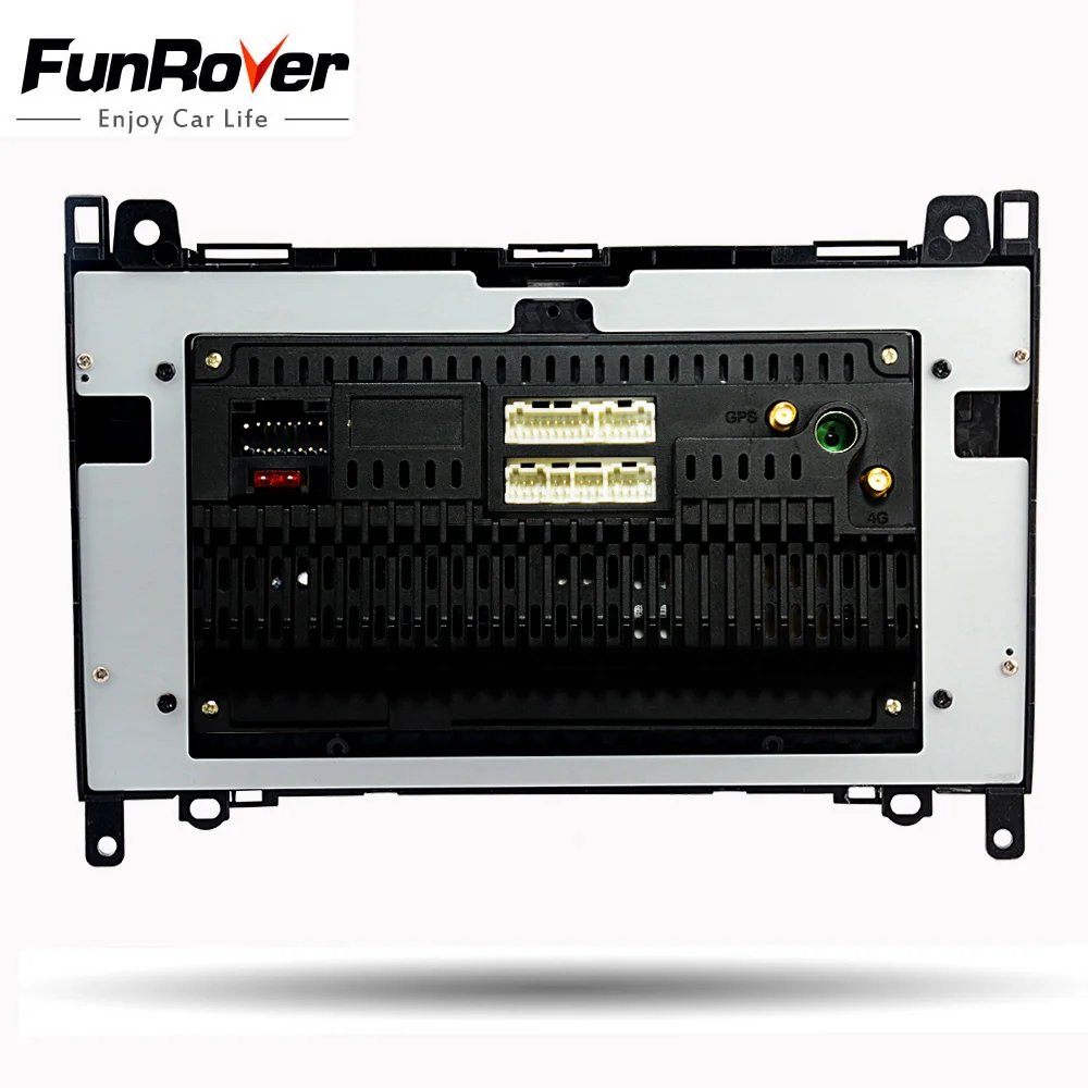 Funrover android 9.0 2.5D+IPS car dvd multimedia player For Mercedes Benz B200 Sprinter W209 W169 radio gps navigation system