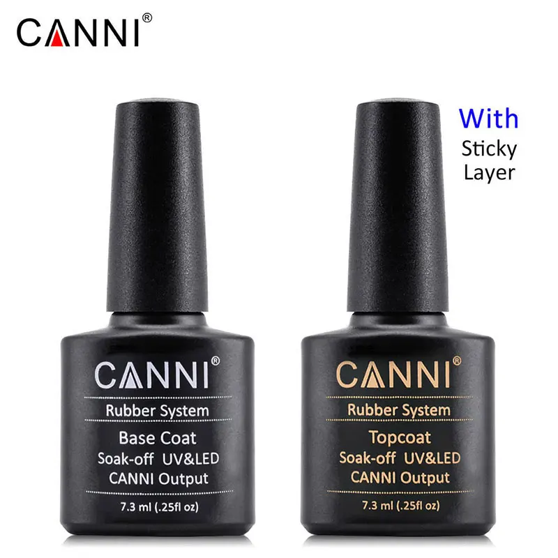 Брендовый УФ лак CANNI для дизайна ногтей, Быстросохнущий УФ лак, резиновая основа, долговечное покрытие, не протирается, яркий блестящий верхний слой, УФ гель для ногтей|gel nail polish|nail polish brandno wipe | АлиЭкспресс