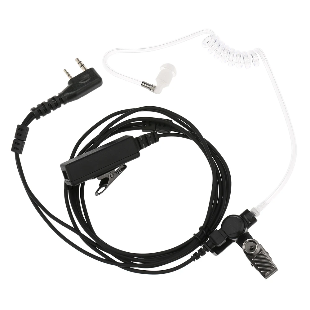P218L-PM01 Walkie Talkie Headset Acoustic Air Tube Earpiece Headphone PTT for Motorola Radio 2 Pin K/M Plug w/ Mic | Электроника