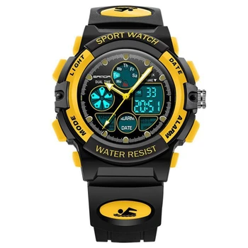 

Three At Noctilucent More Function Student Movement Waterproof Children Quartz Electronic Watch Male Surface Outdoors Wrist