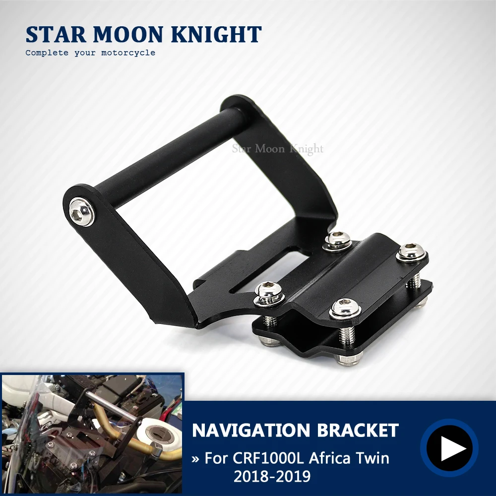 Motorcycle Stand Holder Phone Mobile GPS Navigation Plate Bracket For Honda Africa Twin CRF1000L 2018-2019 CRF 1000 L |