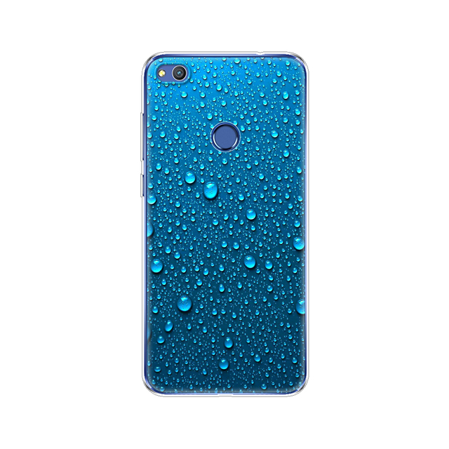 phone case for huawei honor 8 lite soft tpu silicon back cover 360 full for honor 8 liteprotective printing clear coque