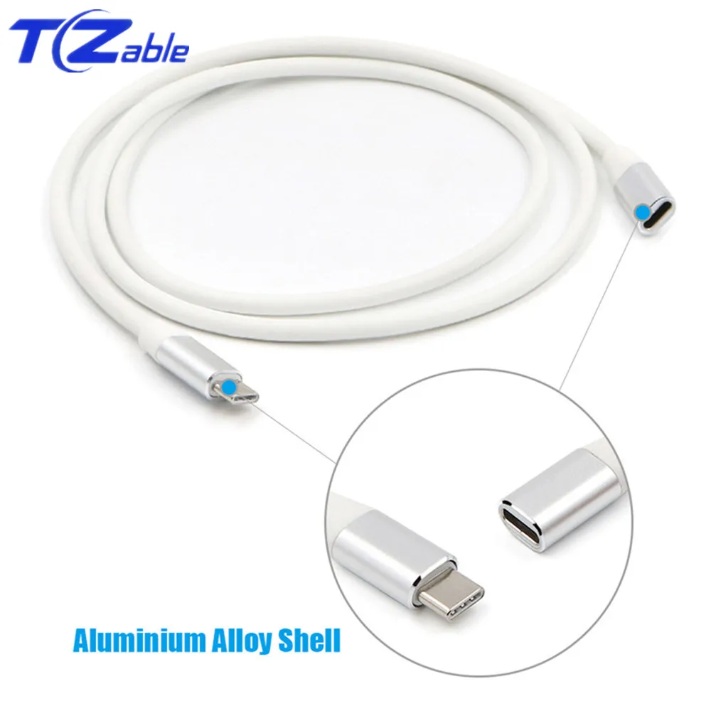 Удлинительный кабель USB C к адаптер типа Папа мама для Macbook 1 м 3 зарядный телефона с