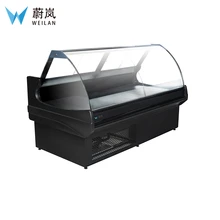 Деликатная еда горячий шкаф-витрина для еды гастрономическая витрина морозильная камера для продажи