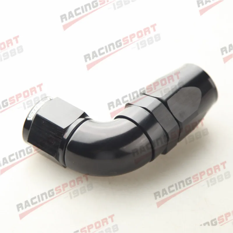 SWIVEL 90 Degree -10AN AN10 HOSE END FITTING Black aluminum hose fitting
