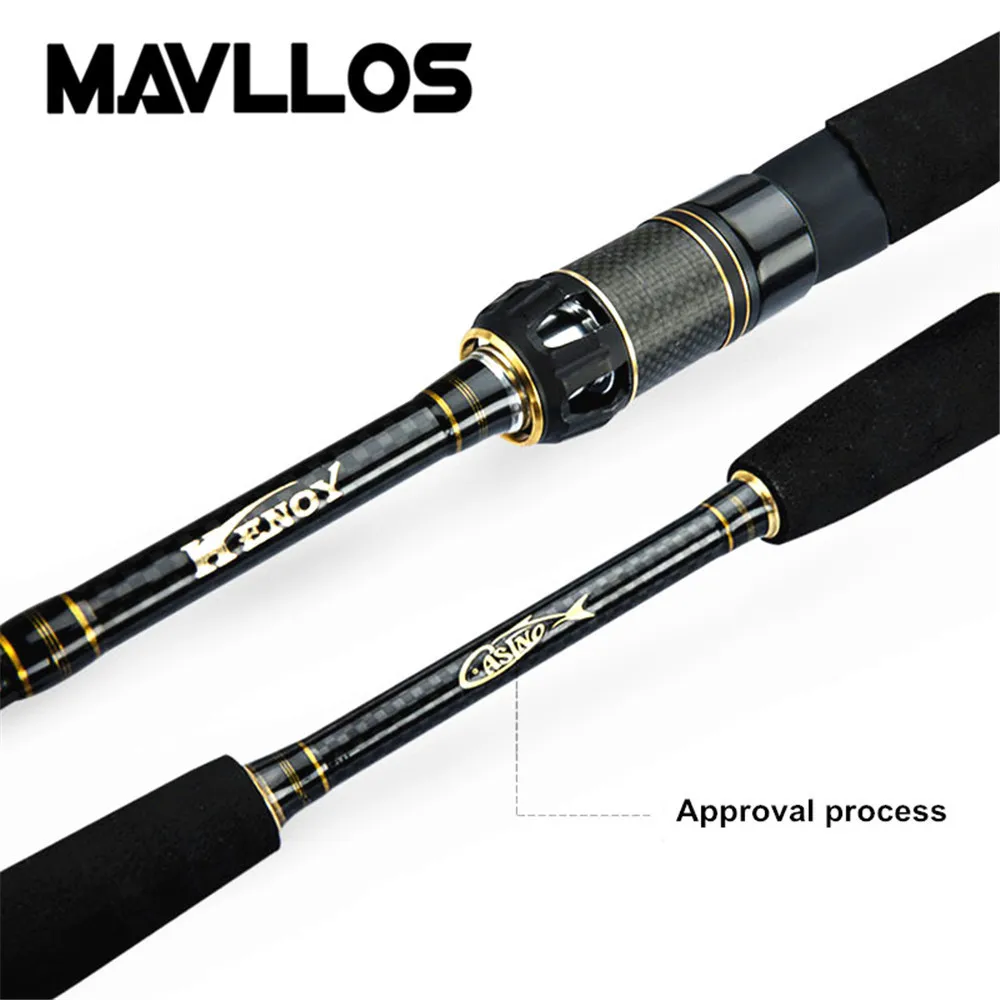 Mavllos 1.98m 2.1m MH hard Carbon Fishing Rod Lure Weight 7-20g