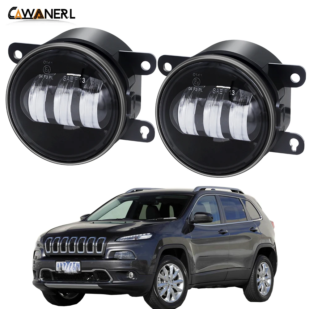 Led Fog Light For Jeep Cherokee Kl 2014 2015 2016 Car Front Bumper Fog