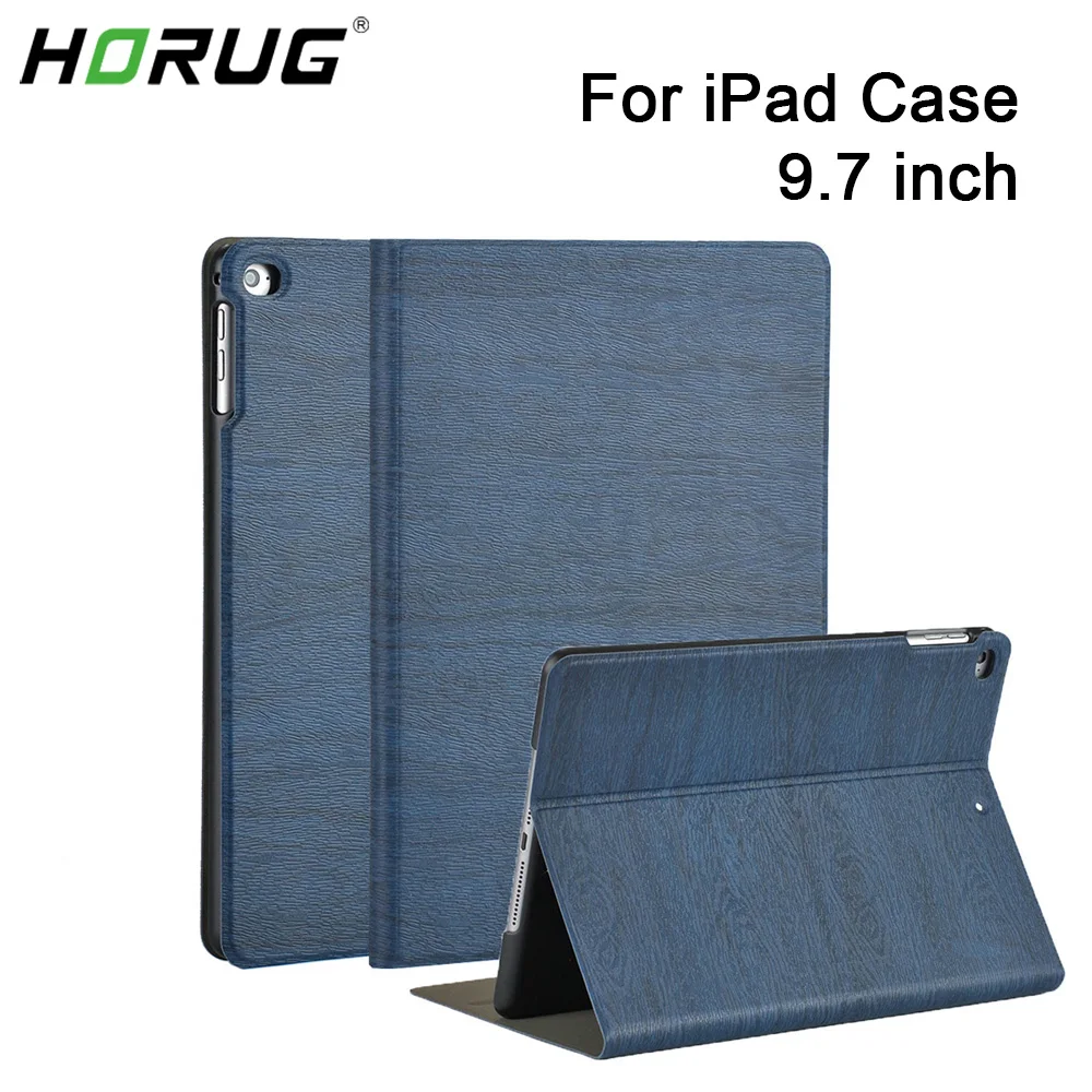 HORUG 9 7 дюймовый чехол для Apple iPad 5 6 Air 1 2 го поколения Магнитный ТПУ кожаный умный ipad