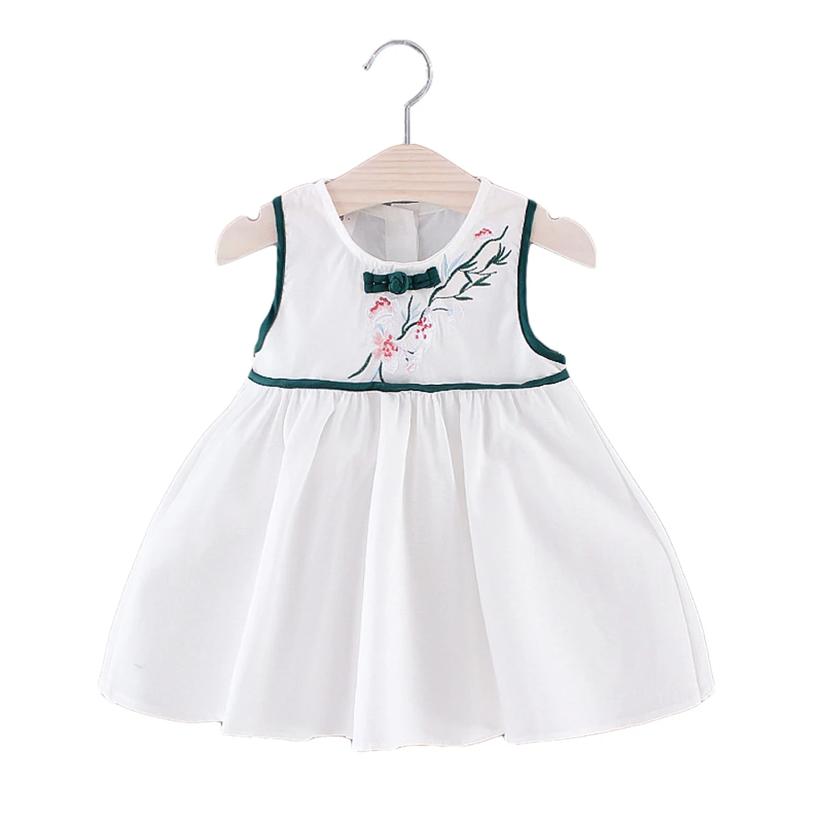 embroidery one piece dress