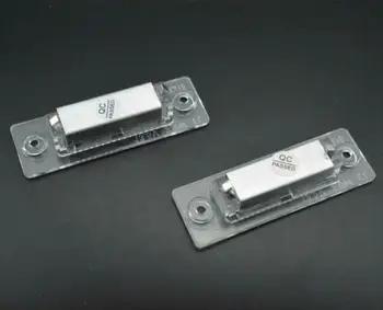 

2PCS Number Plate Lamps LED White License Lights Suitable For Skoda Superb/ Caddy 04/Golf Plus 05 Signal Lamp