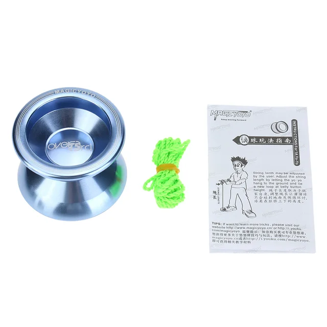 Professional Magic Yoyo T5 Overlord Aluminum Alloy Metal Yoyo 8 Ball KK Bearing with String for Kids Outside Sports Toy 4
