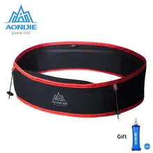 Aonijie поясная сумка с 1 шт. 250 мл бутылка для воды Ультралегкая портативная нейлоновая сумка для бега дышащая эластичная упаковка для походов