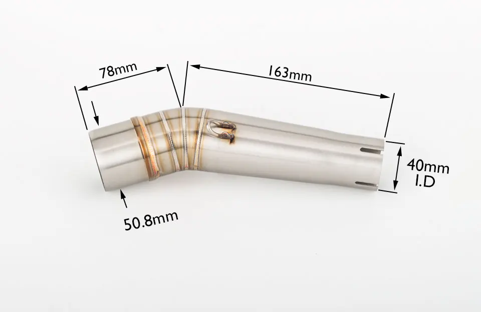 Motorcycle Exhaust Middle pipe Link Pipe for HONDA NC700X NC750X NC750S NC700S 2012-2017 nc700 exhaust nc750 muffler - - Racext 19