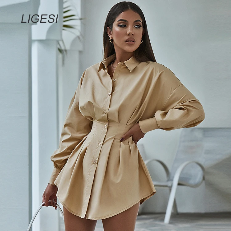 Sexy V Neck White Tunic Dress Pleated Summer Women Long Sleeve Shirt Dress Female Ruffle Party Mini Dresses Elegant Sexy V Neck White Tunic Dress Pleated Summer Women Long Sleeve Shirt Dress Female Ruffle Party Mini Dresses Elegant