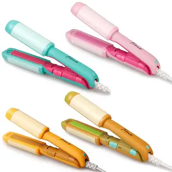 

20W Dual Use Electric Curling Iron Hair Straightener Wand PTC Heating Plate Flat Iron