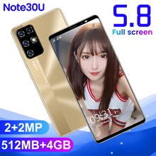 Smartphone note 30u, Android 512 MB RAM + 4 GB ROM, 3G, barato