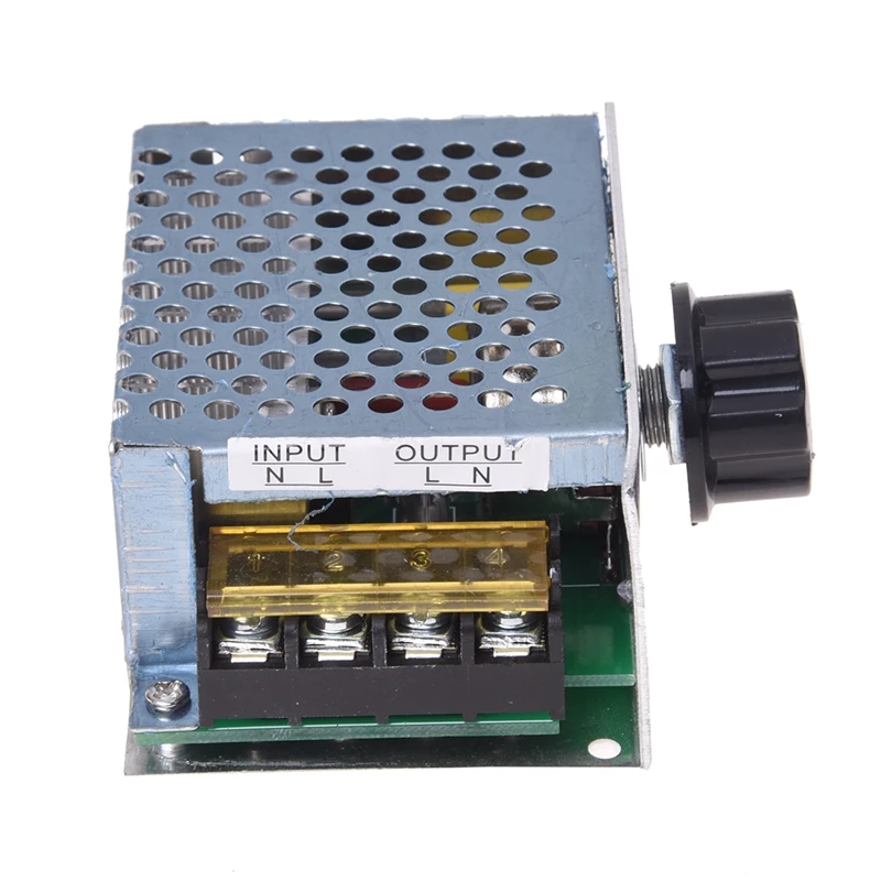 

FashionVoltage regulator Voltage Speed Controller SCR Dimmer + Shell AC 220V 4000W