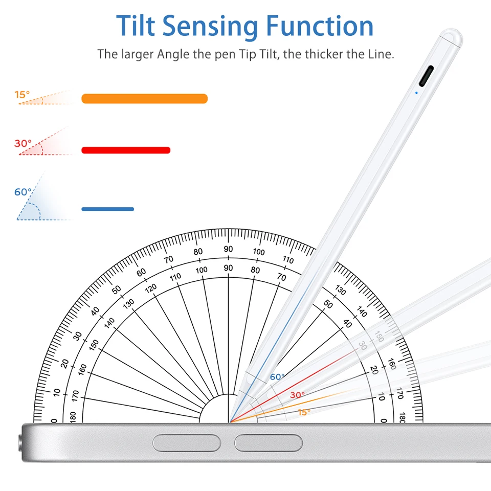 Dropship Stylus Pen For IPad With Palm Rejection; Active Pencil Compatible  With (2018-2022) Apple IPad Pro (11/12.9 Inch); IPad Air 3rd/4th Gen; IPad  6/7/8th Gen; IPad Mini 5th Gen For Precise Writing/Drawing