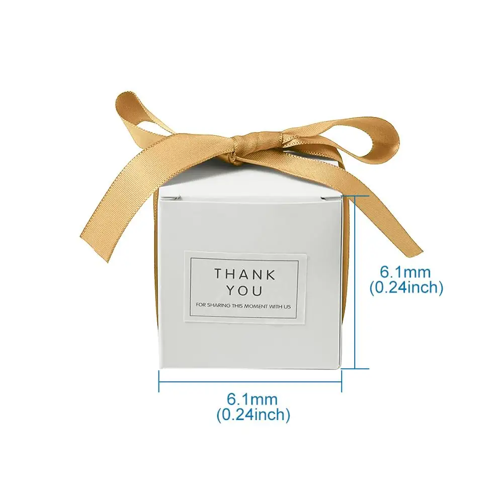 50 шт./партия, свадебные сувениры и подарки, коробка с лентой, бумажная коробка для конфет, упаковочная коробка для шоколада, товары для дня рождения