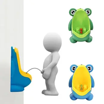

Home Cute Cartoon Frog Child Boy Wall Mounted Urinal Toilet