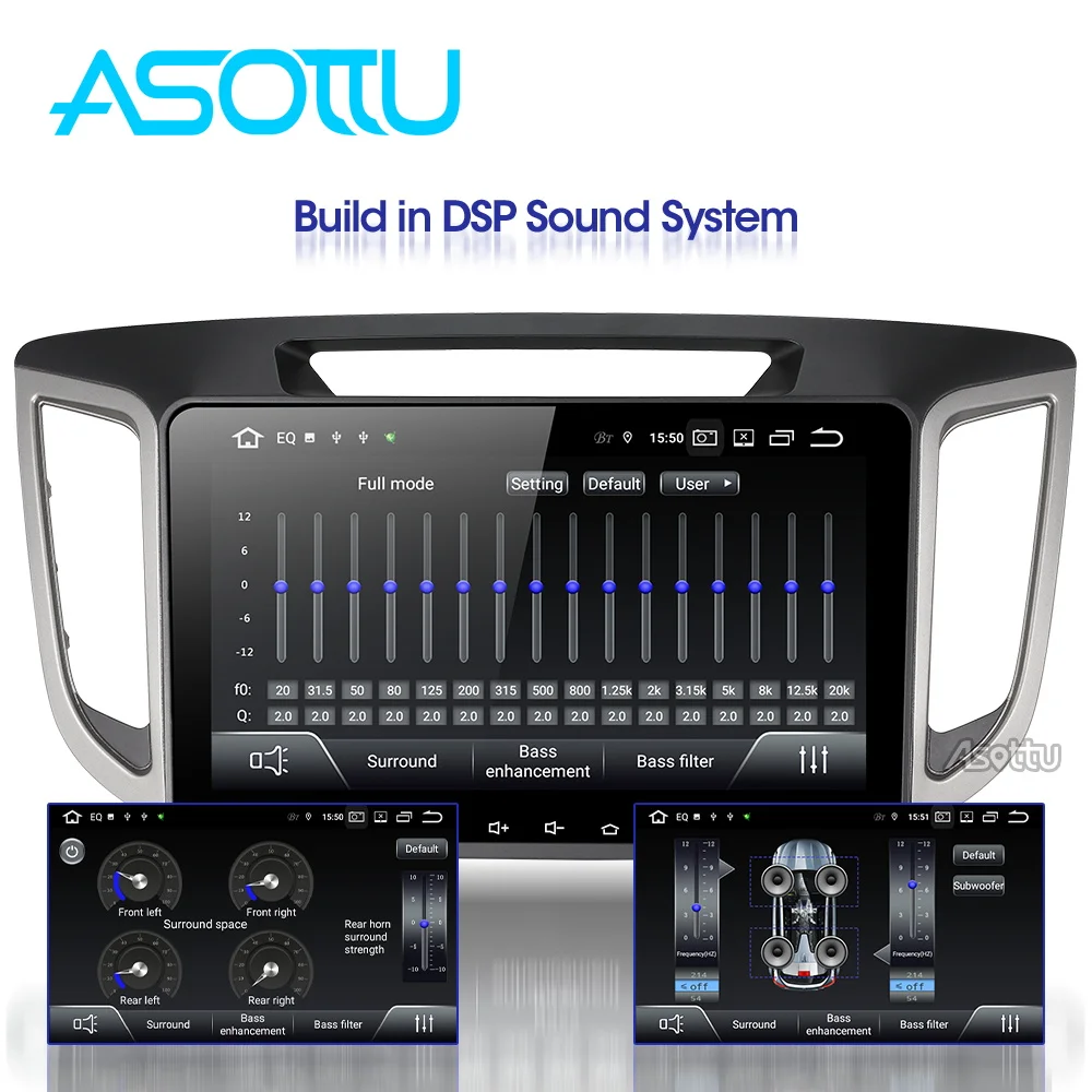 Asottu HY301 PX30 2G android 9 0 автомобильный dvd плеер для HYUNDAI CRETA IX25 2015 2019 gps Автомобильный