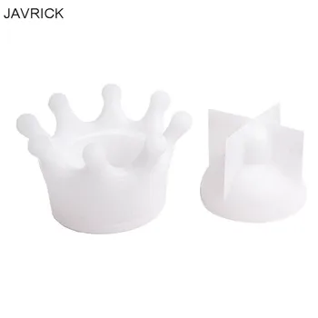 

DIY Cute Crown Jewelry Storage Box Epoxy Resin Casting Silicone Mold Craft Tools
