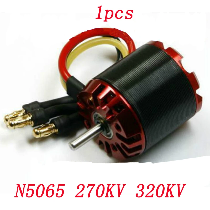 1 шт. N5065 бесщеточный двигатель высокой мощности 3-8S Lipo 1665W для Радиоуправляемая модель самолета Дрон электрический скутер 270KV 320KV Двигатели двигателя