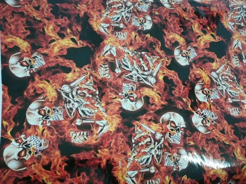 Skull Car Sticker Wrap Film-3
