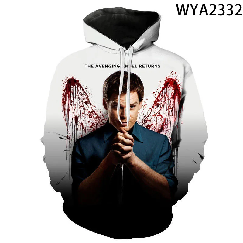 

Men Women Children Cool Dexter Pullover Long Sleeve Hoodies 3D Printed Sweatshirts Streetwear Boy Girl Kids Fashion Casual Tops