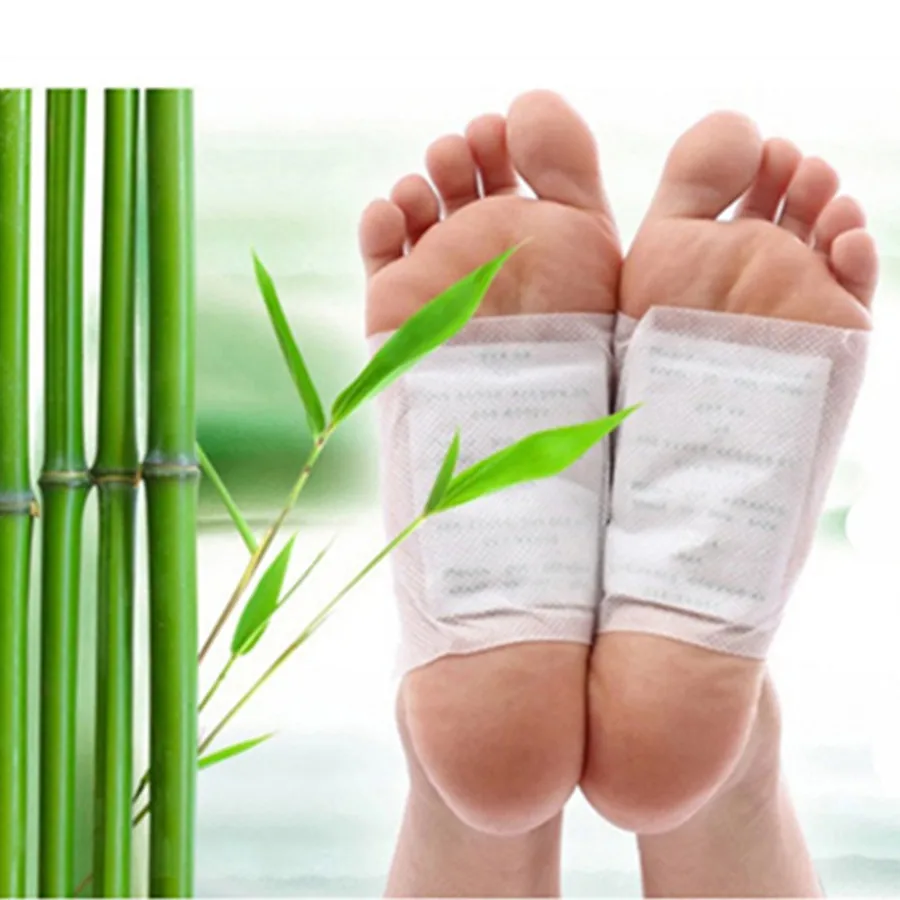 Педикюр Детокс Уход за ногами тонкий патч бамбуковые чайные колодки Патчи с клеем красота растительный плантар фасциит