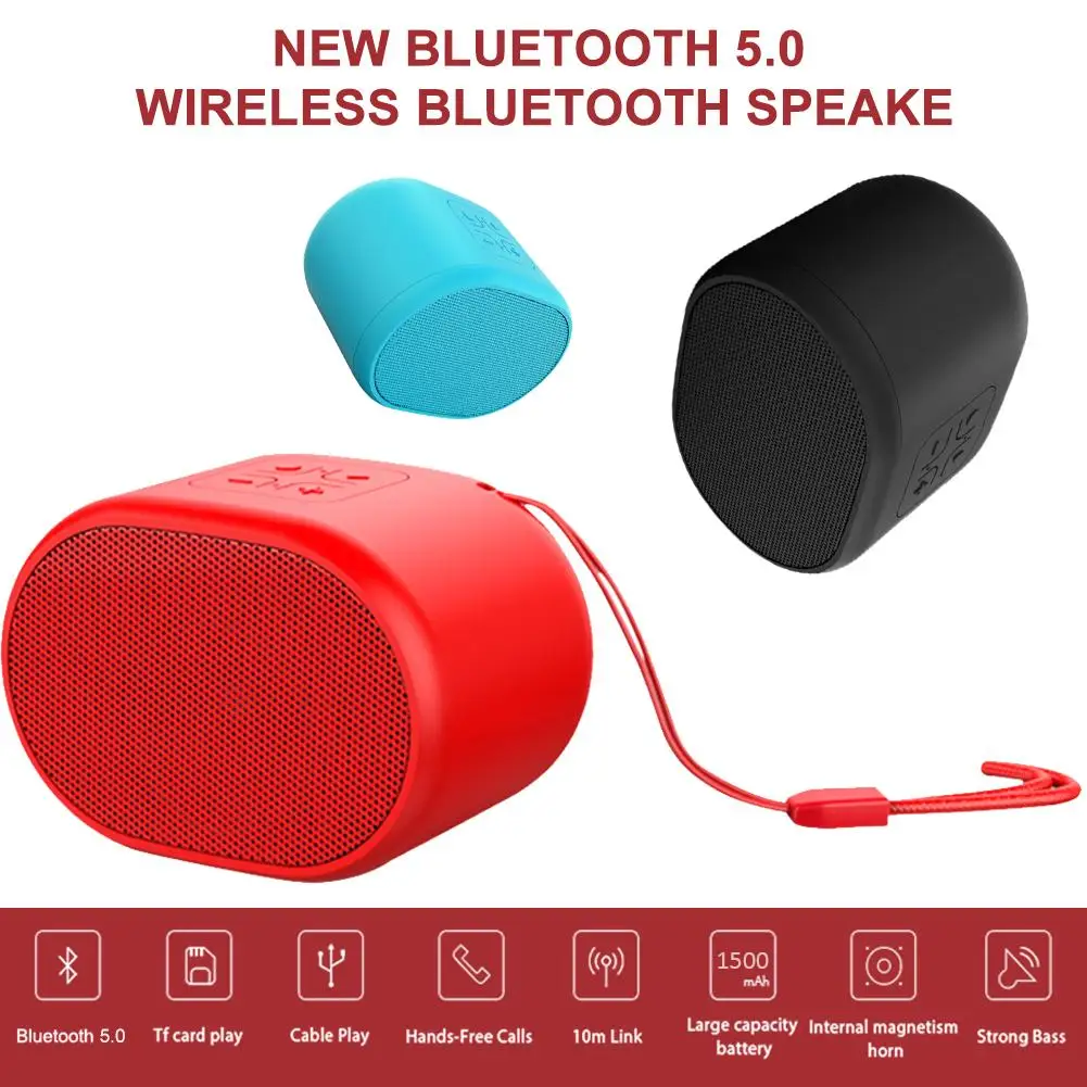 

Wireless Bluetooth Speaker Mini Audio TWS Sub Woofer Speaker With TF Card HD Noise-canceling AUX MP3 Music Play Portable Speaker