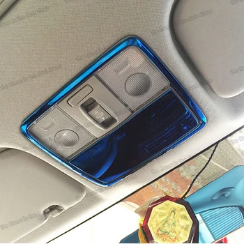 

Lsrtw2017 Stainless Steel Car Rooflight Reading Light Frame Trims for Kia Rio K2 Kx Cross X Line 2017 2018 2019 2020 Kxcross