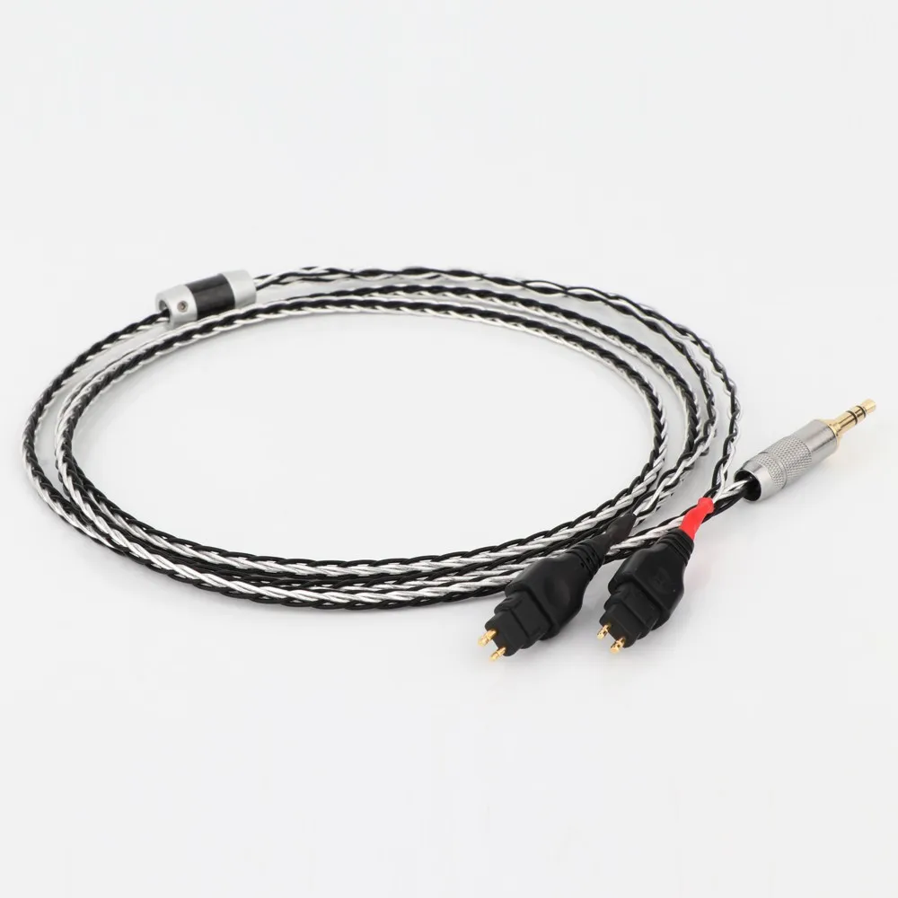 3,5 mm 2,5 mm XLR 4,4 mm 8-adriges versilbertes OCC-Kopfhörerkabel für HD580 HD600 HD650 HDxxx HD660S HD58x HD6xx – Detail 5
