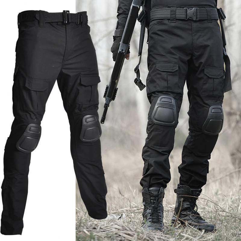 

2019 High Quality Military Cargo Tactical Pants Cotton Casual Camouflage Trousers Men Pantalon Army Tactical Sweatpants