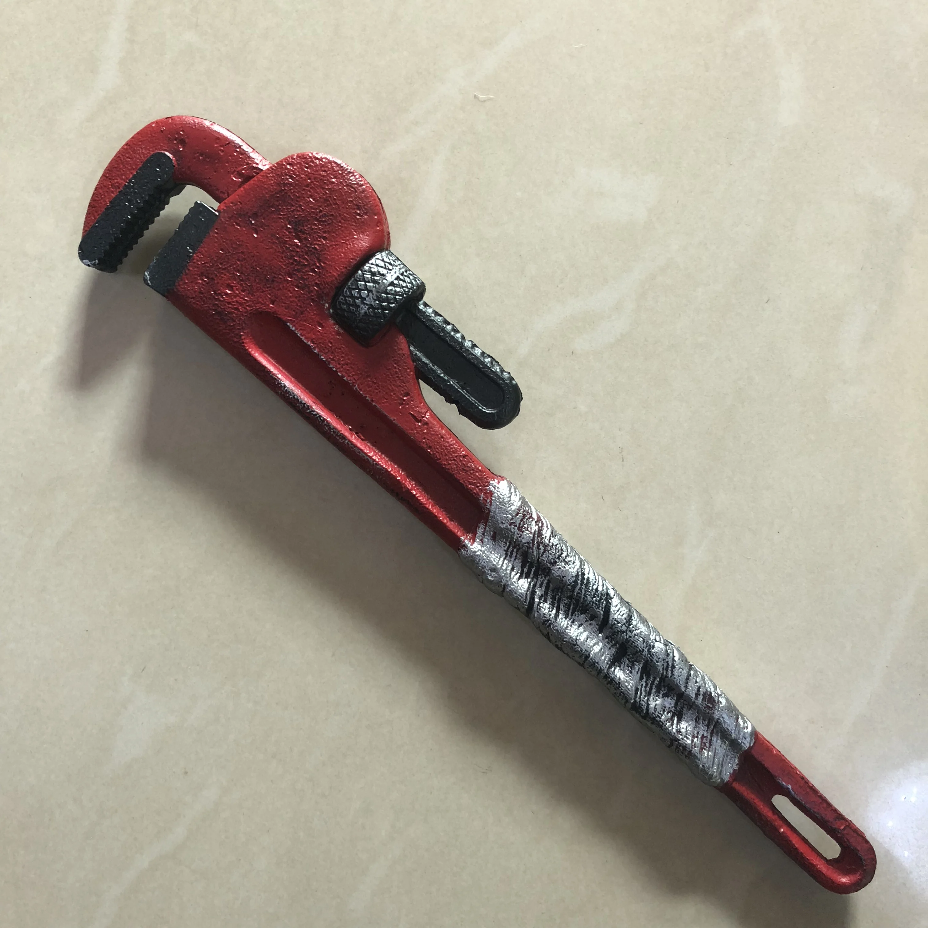 

Cosplay Wrench Repairman Tool 1:1 Kid Toy Pliers Simula Axe Movie Game Weapon Prop Role Play PU Figure Model Halloween Gift