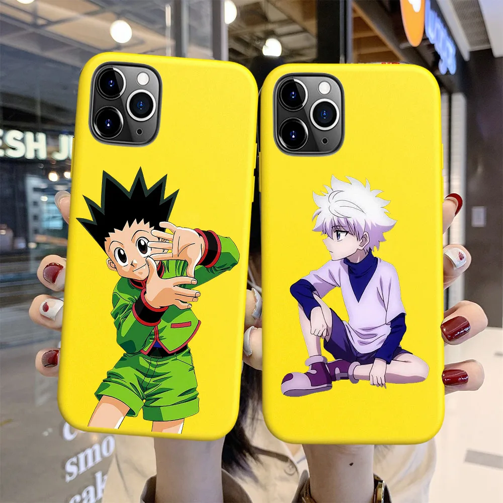 

Anime Hunter X Hunter case Caso De Telefone Para A Maca Cover For iPhone 11 12 Pro Max 8 7 6 6S Plus XR 10 X XS Max 5 5S SE 2020