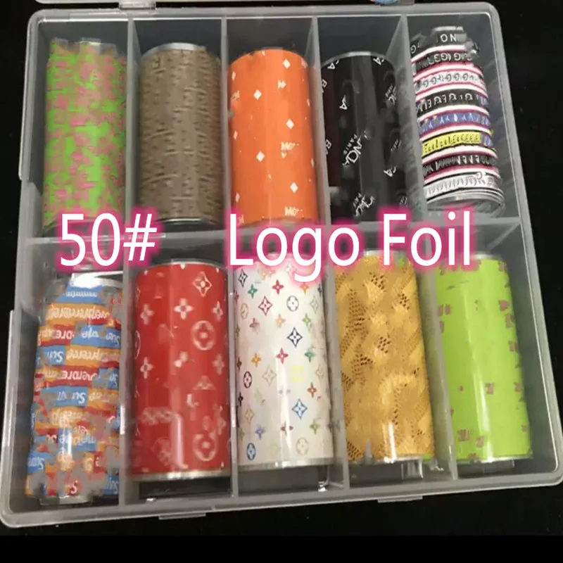 

10 Designs Holographic Flower Nail Foil Set Transfer Nails Stickers Art Floral Prints Mix Decal Slider DIY Manicure Decoration