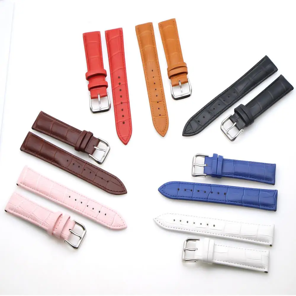 

Strap leather strap 12-24 mm strap accessories high quality brown strap plus tools