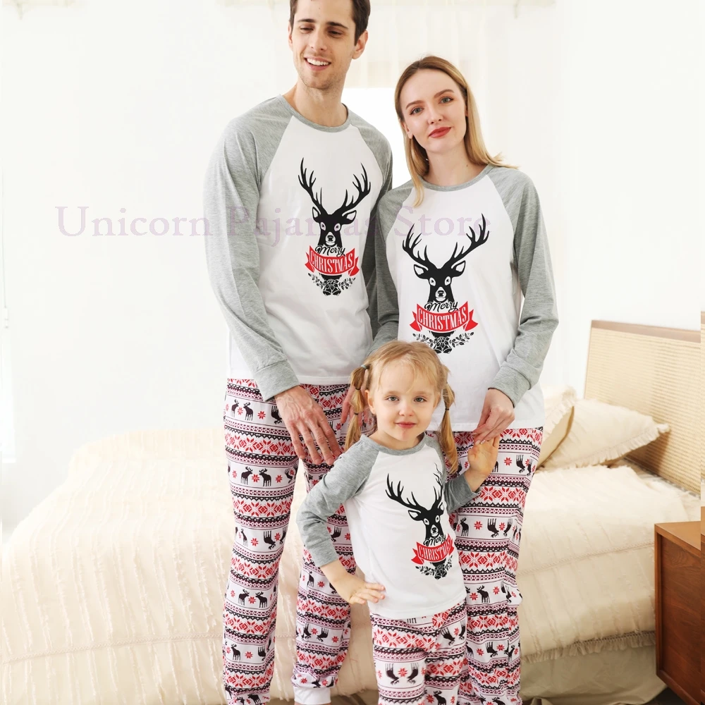 Grinch Family Christmas Pajamas - Matching Couple Pajama Sets With Socks  for Men and Women