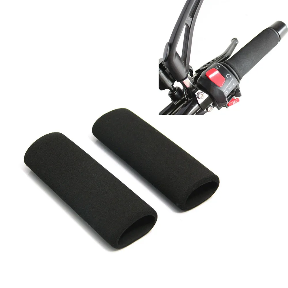 

Motorbike Motorcycle Slip on Foam Anti Vibration Comfort Handlebar Grip Cover Set Accessories Motorcycle Slip on Foam Anti #RJ2