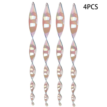 

Bird Repellent Pest Repellers 4Pcs Garden Spiral Rotating Bird Repeller Hanging Reflective Bird Repellent Decoration