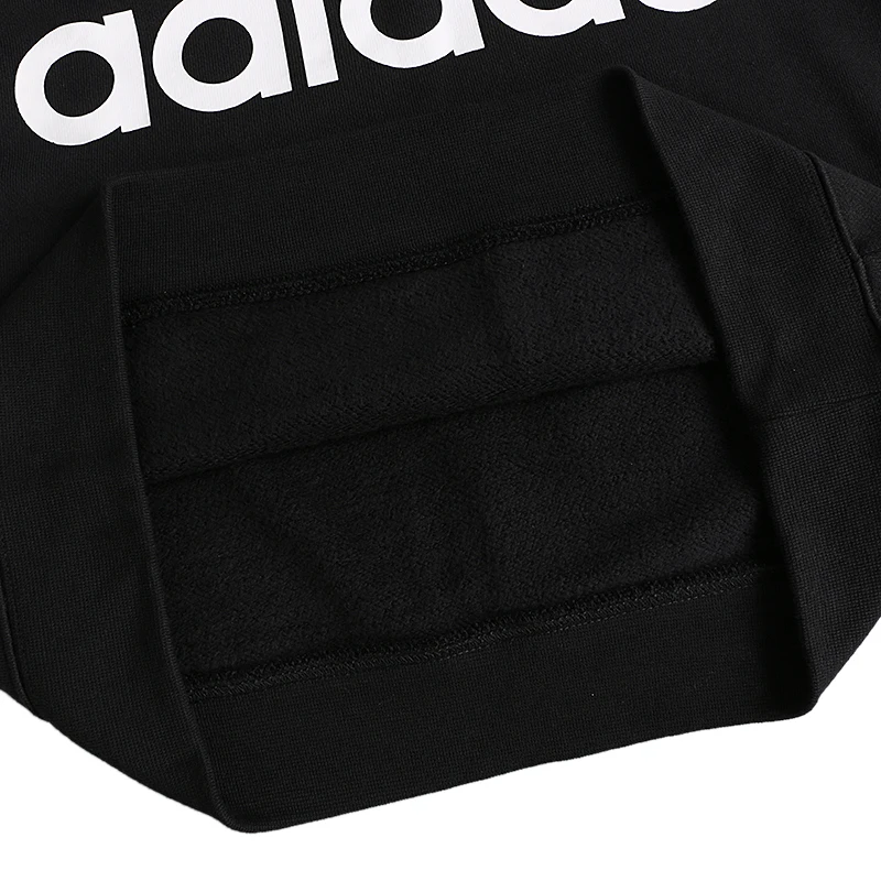 Original Adidas OVERSIZED SWEAT Mens Black Hoodies Sportswear Sweatshirt DH3129