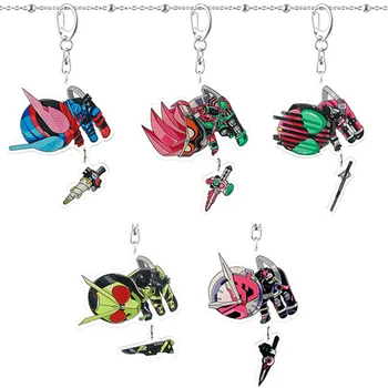 

Masked Rider Keychain Decade Build Zio Cute Funnf Cartoon Acrylic Key Chain Anime Jewelry Personality Creative Backpack Pendant
