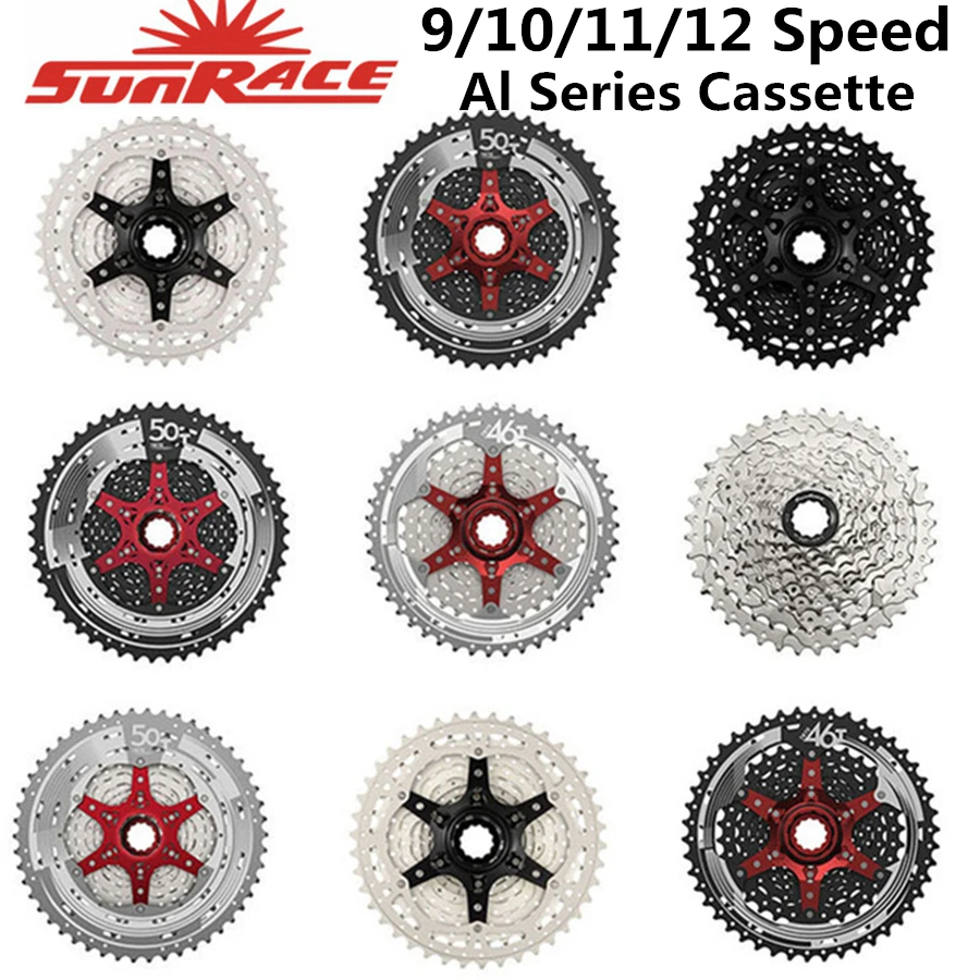 Кассета Sunrace серии All/9/10/11/12 speed 11 40 T/11 46 50 T Csmz90 Csmx80 Csmx8 Csmx3 Csm990|Храповик велосипеда| |